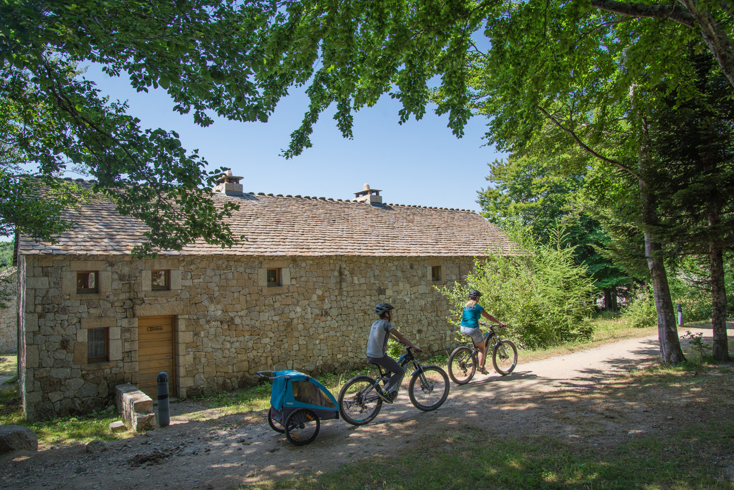 vtt famille mas de la barque lozere